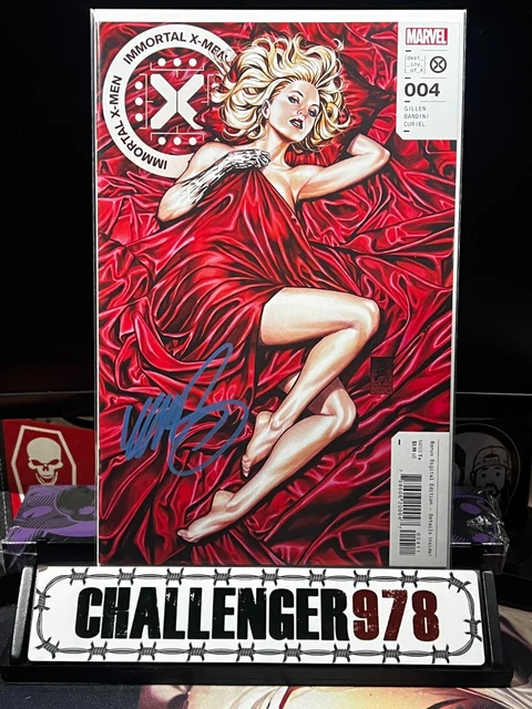 Immortal X-Men #4 Mark Brooks SIGNED Trade-Dress w/ COA - EMMA FROST