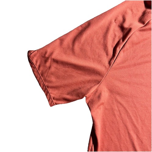 Under Armour Small Tech Tee Shirt Mens Heat Gear Loose Red Orange Stretch EUC - Picture 6 of 10