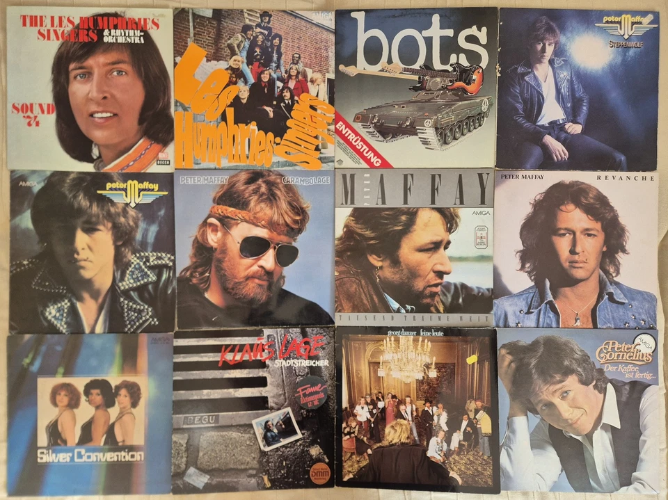 Konvolut / Sammlung - 98x LP - Deutscher Rock, Pop,  Schlager, Folk #1 - Bild 2 von 4