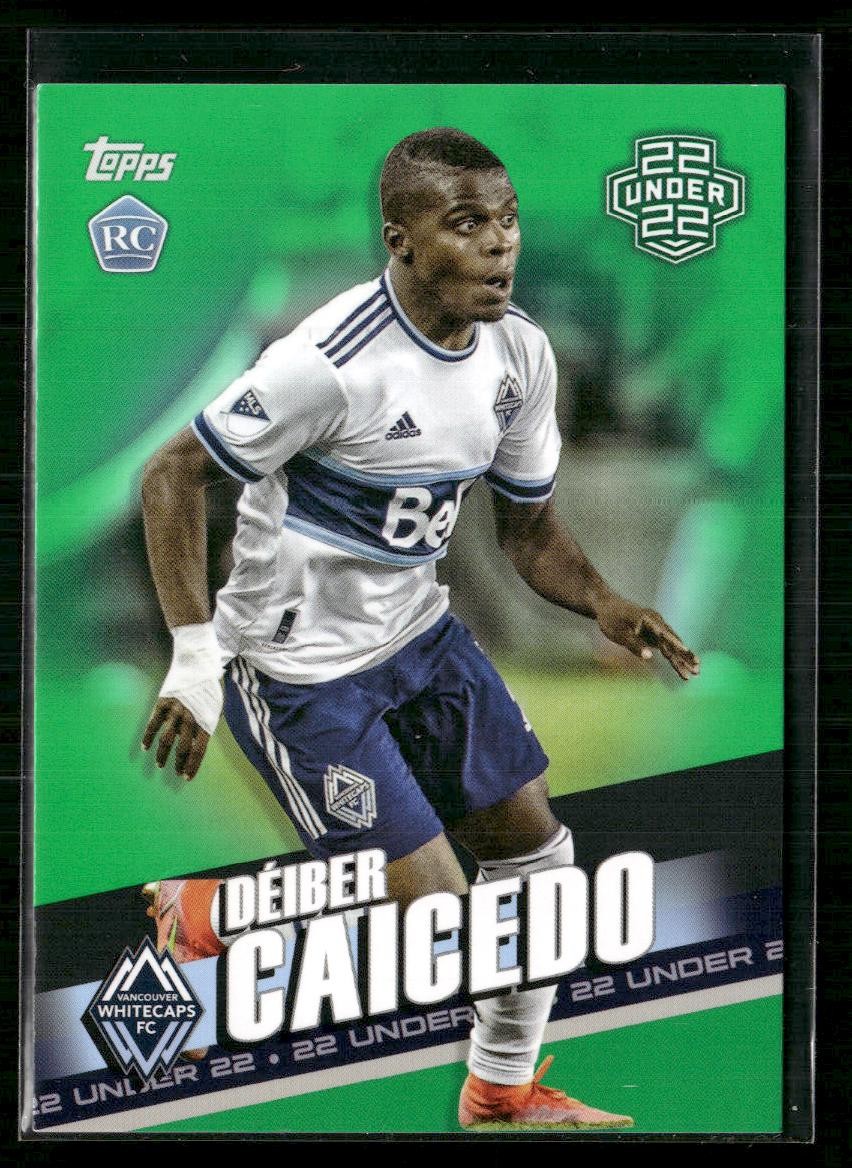 2022 Topps MLS #169 Déiber Caicedo Green #/75