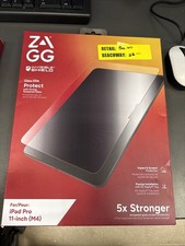 Zagg InvisibleShield Glass Elite Screen Protector For iPad Pro 11-Inch M4 5x S