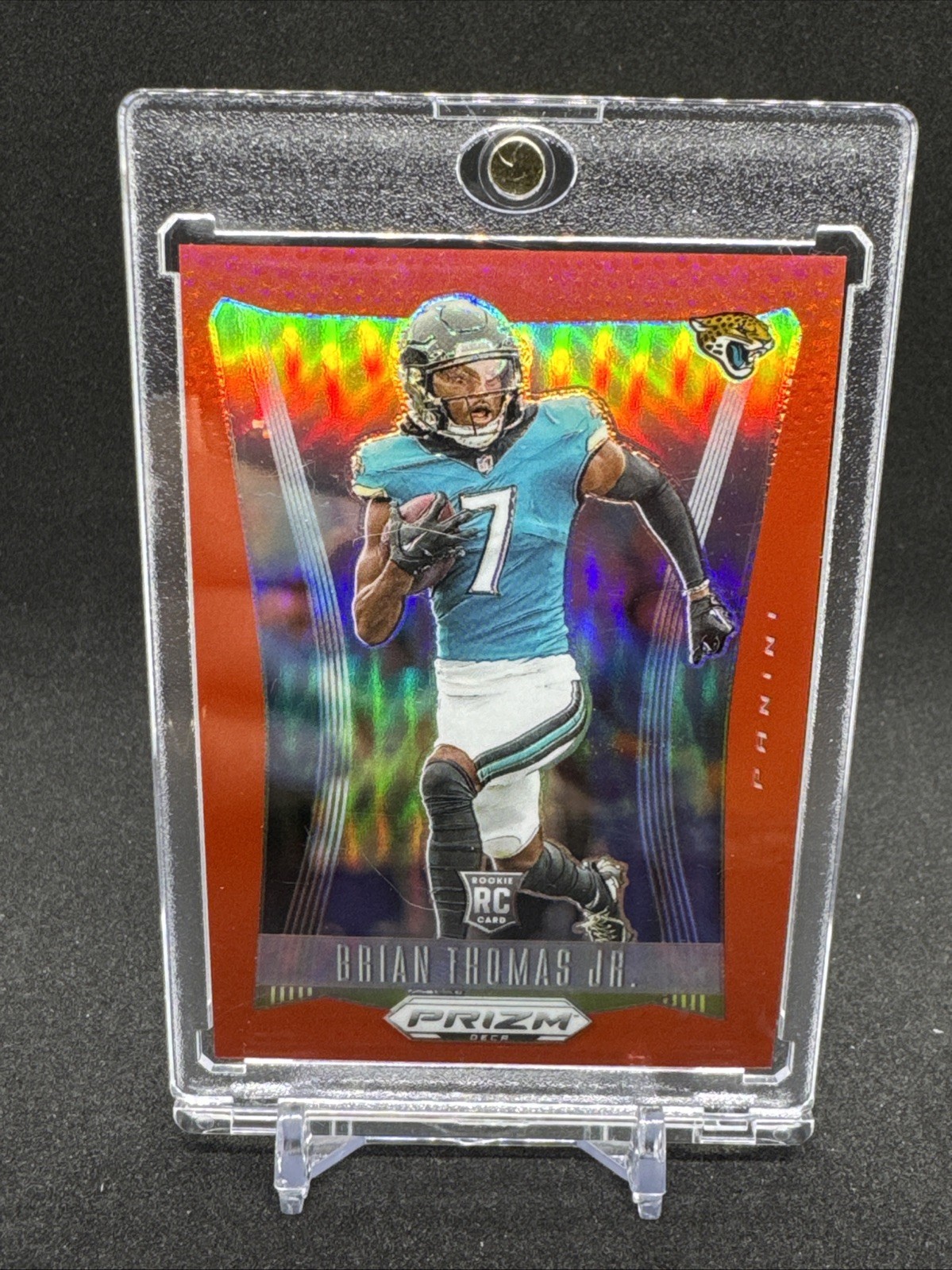 BRIAN THOMAS JR. 2024 PANINI PRIZM DECA FOOTBALL ROOKIE RED RC 109/199
