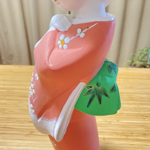 Hakata Doll Kimono Girl by Hiroshi Tanaka Japanese Traditional Folk Craft - Picture 9 of 19