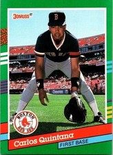 Carlos Narcis Quintana Boston Red Sox 568 Donruss First Base 1990 Baseball Card