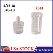 5/16 x 18 Clear Joint Protectors For Joss/Schon Billiards Pool Cue Sticks 2Set
