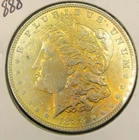 1888 Gem BU Gorgeous Golden Toned Morgan Dollar Lot#1042