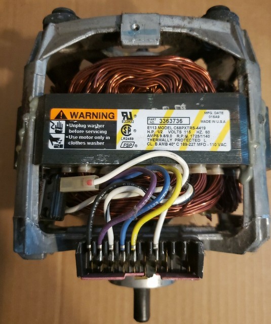 Whirlpool Kenmore Washer Drive Motor 3363736 WP661600 EBay