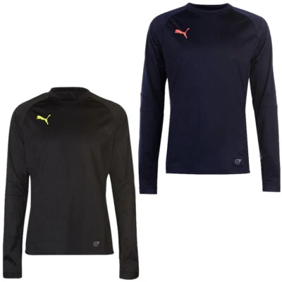 PUMA Sweat À Capuche Sport Pour Hommes Taille S M L XL Noir Bleu Neuf - Photo 1/3