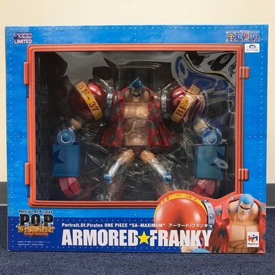 P.O.P One Piece SA‐MAXIMUM Armored Franky Figure MegaHouse F/S 
