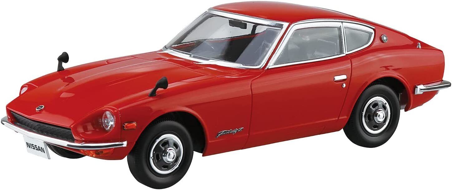 AOSHIMA 1/32 The Snap Kit Serie Nissan S30 Fairlady Z Rosso Color Pre-separated