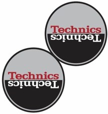 TECHNICS SLIPMATS MOON 3 Coppia Panni Antistatici per Dj Piatti Giradischi NEW