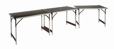 3x Tavoli Multiuso Tavoli da Giardino Tavoli Pieghevoli Multiuso Variabili 60x100cm