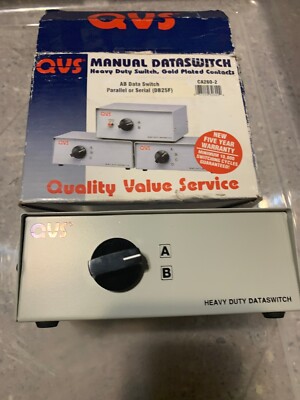 QVS CA260-2 Manual Data Switch  DB25F New