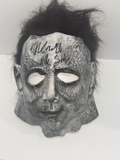 NICK CASTLE SIGNED HALLOWEEN MICHAEL MEYERS LATEX MASK PROOF JSA COA