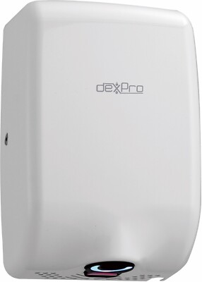 Händetrockner - Weiß 1kW Eco High Speed 10s Trocknen, Zugelassen für Behindertenwaschräume