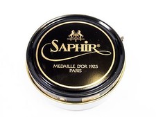 Grey - Saphir Medaille d'Or Pate de Luxe Shoe Polish Wax - 50ml Tin