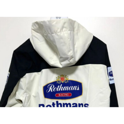 Rothmans x honda HRC MotoGP NSR jacket Size L White Black [Mint