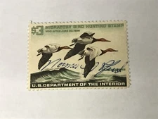 US Department of the Interior 1965-1966 Three Dollar Bird Hunting Stamp 