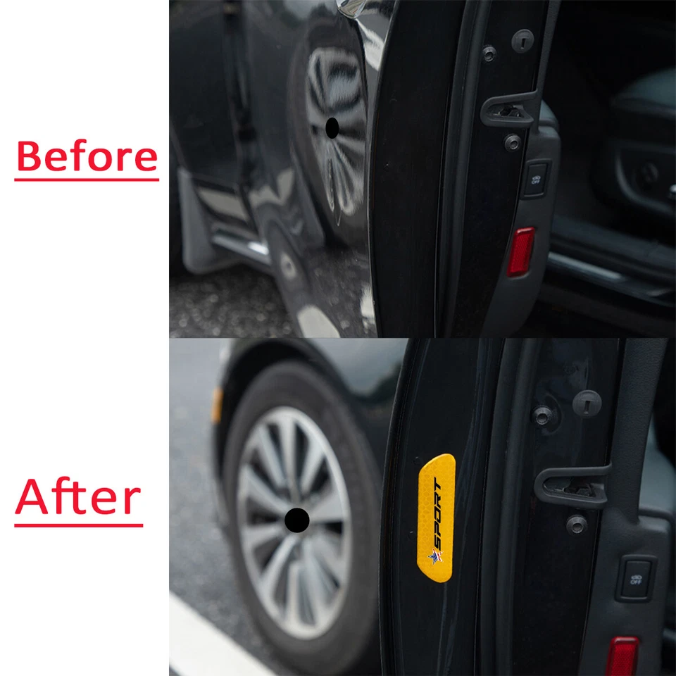 Car Door Open Reflective Warning Stickers For Ford F-150 For Chevrolet Silverado — 第 2/4 张图片