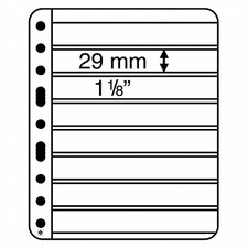 Lighthouse Vario Plus Pages 8 Rows 3 Packs of 5 Black Stamp Sheets 15 Pages Lot