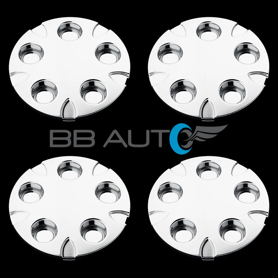 NUEVO 1999-2004 CHEVY S10 BLAZER XTREME 16"x8" JUEGO DE TAPAS CENTRALES DE CUBO DE RUEDA CROMADAS Foto 2 de 4