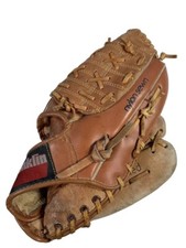 Franklin Youth 4133 Cowhide Nylon Sewn 10  RHT Baseball Glove Mitt Brown