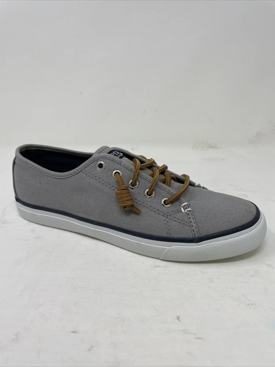 Sperry Womens Top Sider Seacoast Fashion Sneakers Charcoal 7.5 US H15 61683
