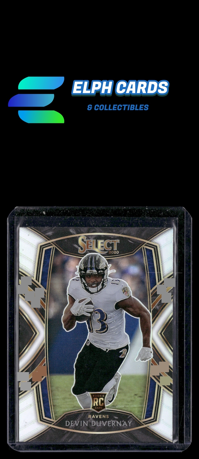 2020 Panini Select #377 Devin Duvernay Silver Prizm