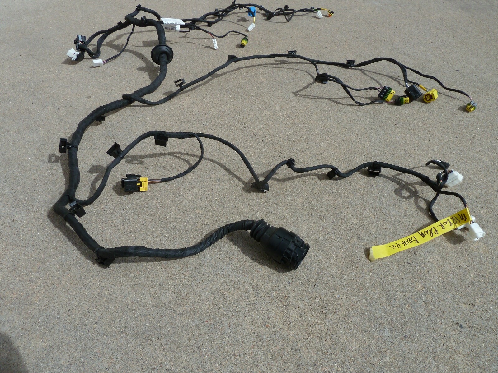 Ferrari 488 GTB Coupe Pista Left Door Drivers Wire Harness Wiring F142