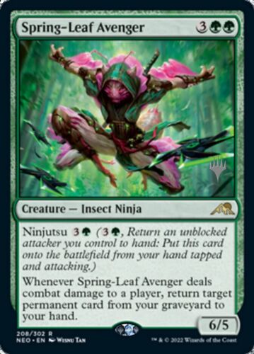 Spring-Leaf Avenger (Promo Pack) Kamigawa: Neon Dynasty Promos Near Mint MTG - Picture 1 of 1