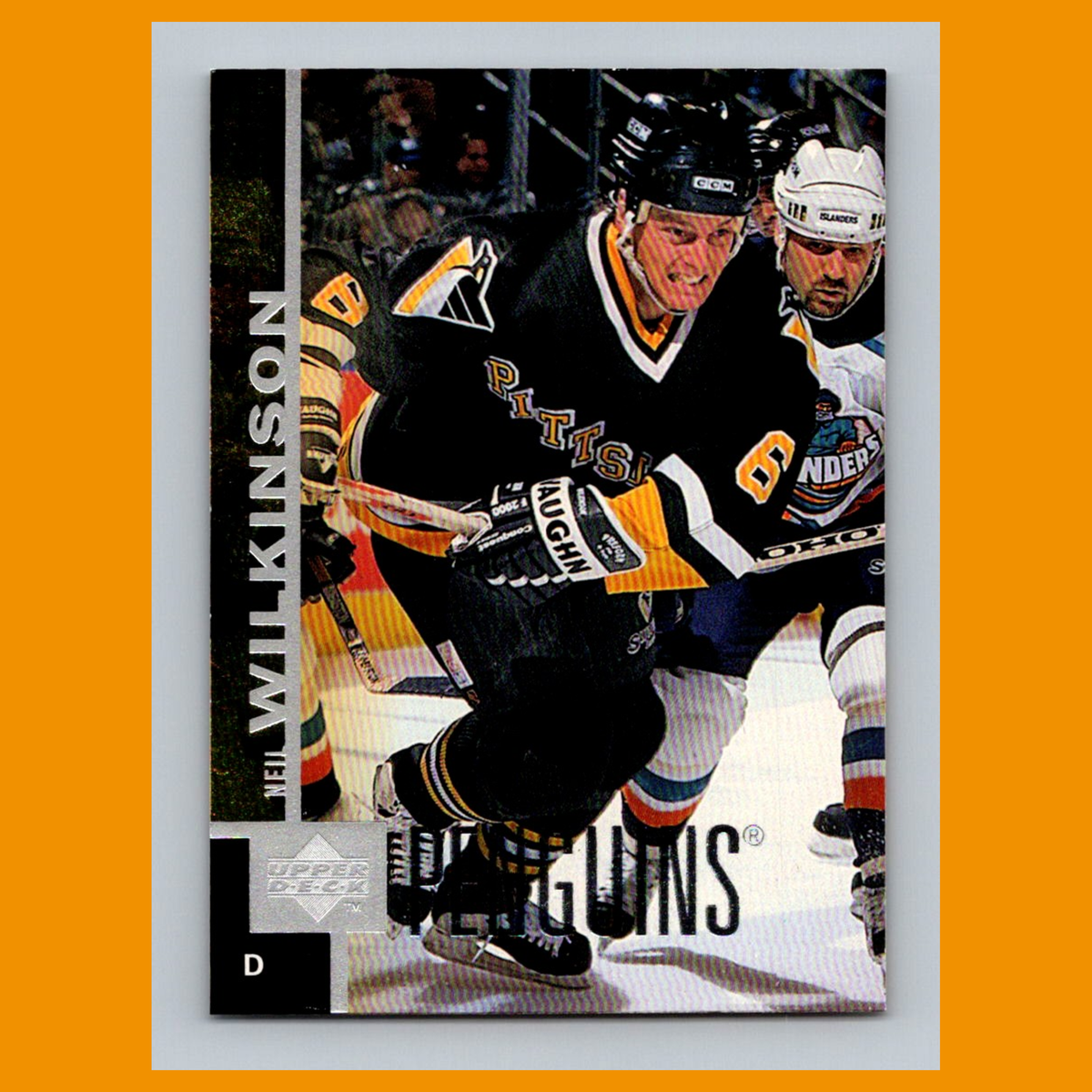Neil Wilkinson #347 1997 Upper Deck Pittsburgh Penguins Hockey