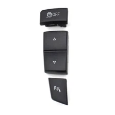 3x Console Antislip Sport Radar Sensor Button Covers Fit BMW F10 F11 F06 F25 LHD