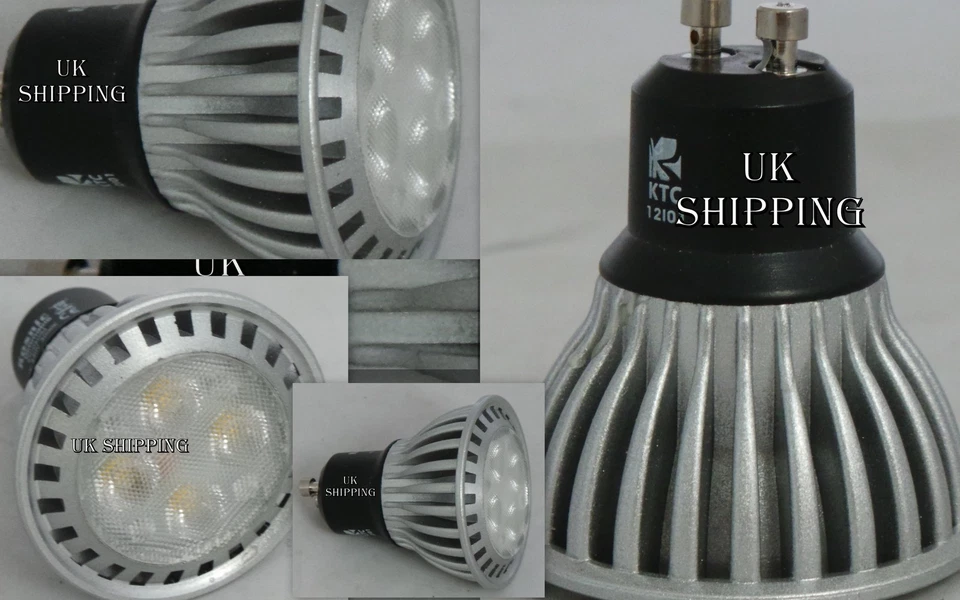 6W KOSNIC DIMMABLE GU10 LED LAMPS BULBS COOL WHITE 4000K x 1 2 3 4 5 6 7 8 9 New
