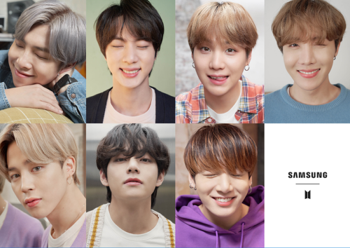 BTS Bangtan Boys x Samsung Galaxy S20 Official Poster