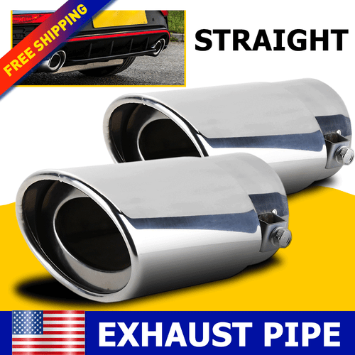 For Toyota Camry Car Chrome Stainless Steel Rear Exhaust Pipe Tail Muffler Tip 2 - Bild 14 von 14