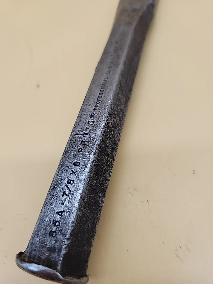 Proto Cold Chisel 86A. 7/8×8" Inch Cut Shank 1/2" - Image 4 of 4