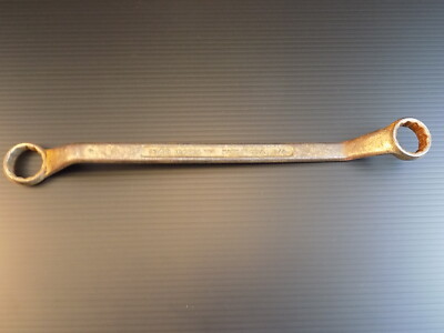 Vintage VLCHEK 25/32 & 3/4''  12 Point Offset Box Wrench! Nice Shape!