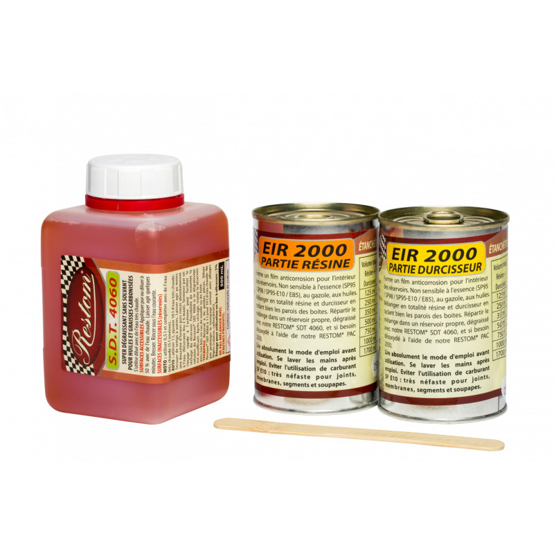 Kit Restom Aluminium 25-40L pour préparer votre réservoir avant les longs road trips