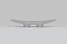 Lot of 10 Flagpole Banana Cleat Cast Aluminum USA Made Silver 9" with Screws