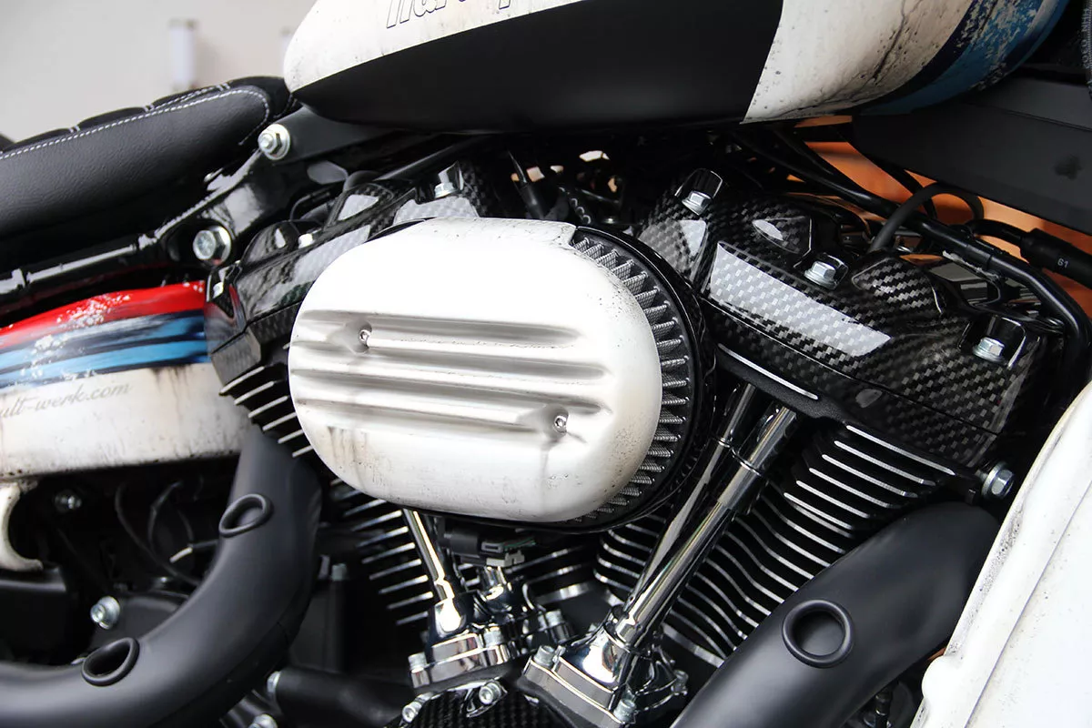 AIR CLEANER FILTER COVER 2018 HARLEY DAVIDSON SOFTAIL DELUXE 114 BOBBER CUSTOM