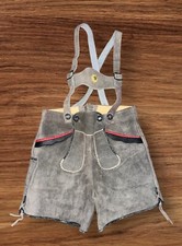 Vintage Kids Lederhosen Austria Salzburg Small Boys / Girls Outfit 1980s