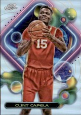 2024 Topps Cosmic Chrome Refractor Atlanta Hawks - Clint Capela #4