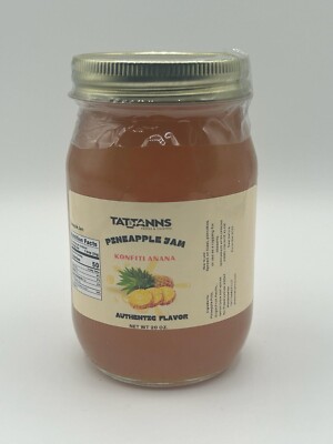 Authentic Haitian Pineapple Jam 20oz Jar (KONFITI ANANA)
