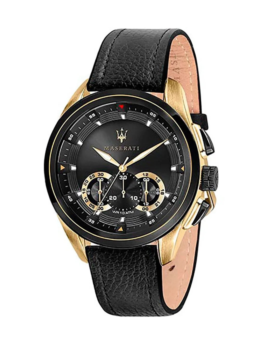 Montre Maserati chrono étanche avec sous-cadrans pour homme actif