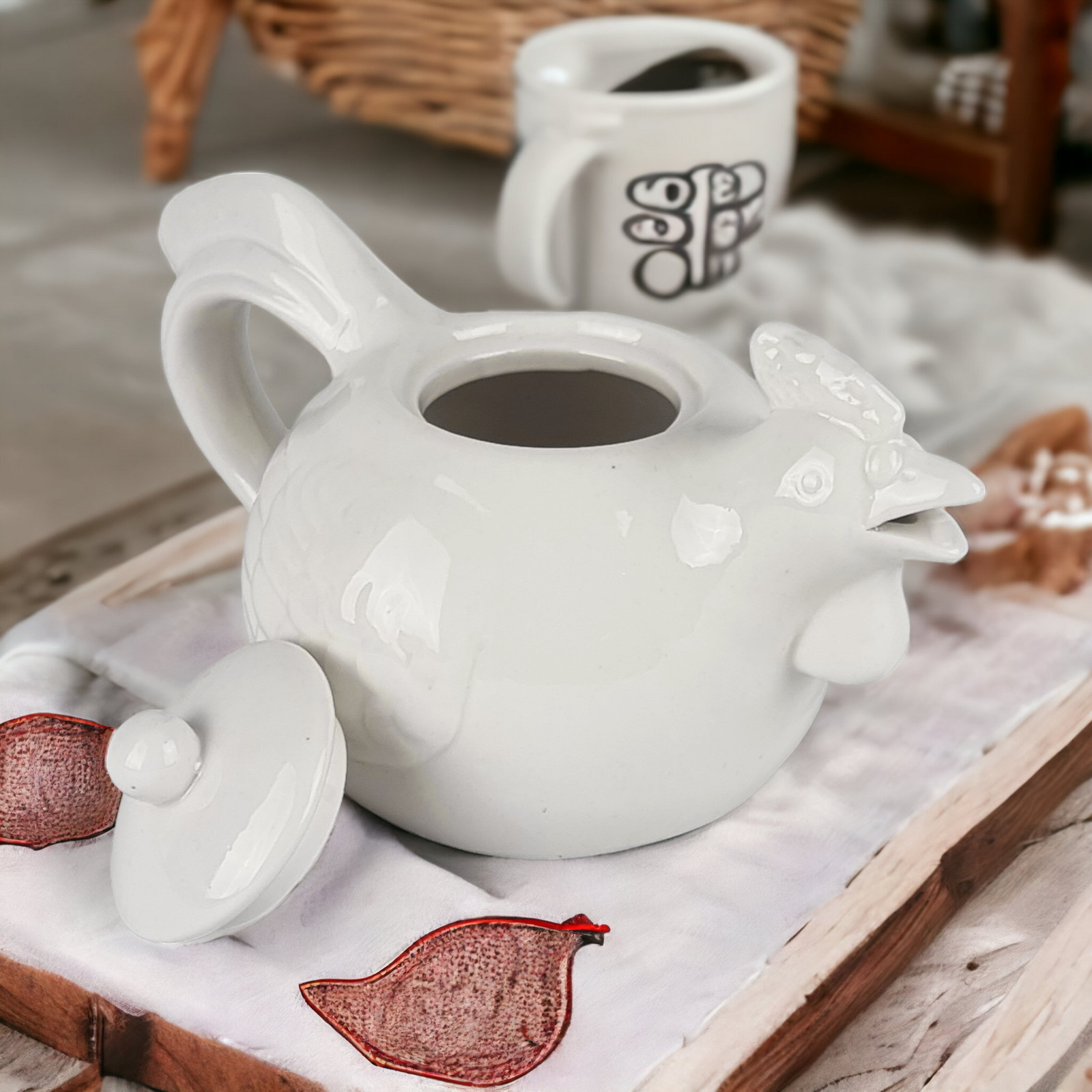 Milchkännchen Porzellan Sahnekännchen Milchkanne Milch Kanne Sahnekanne Huhn