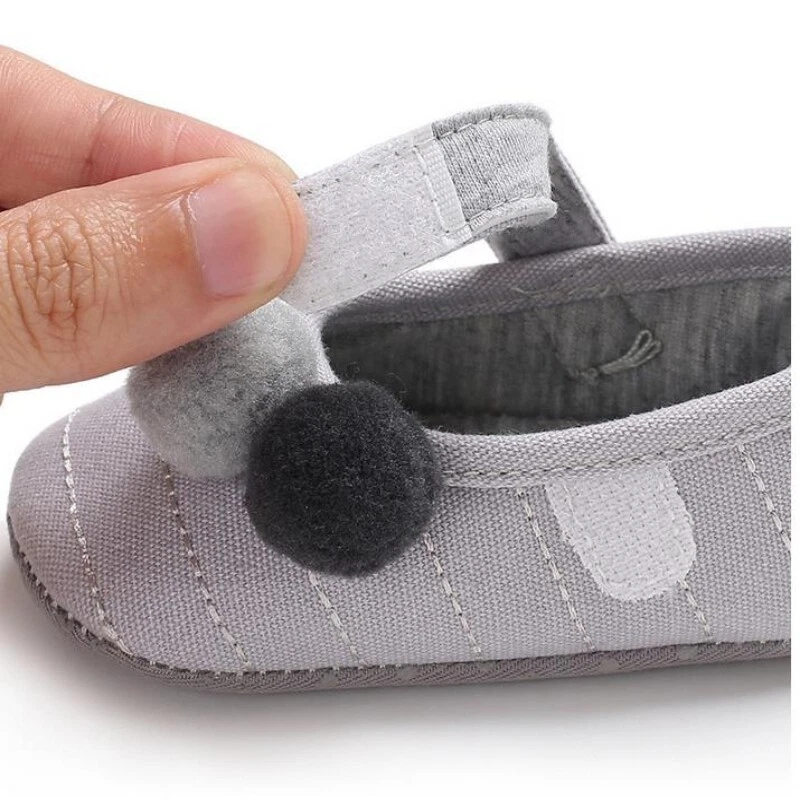 Recién Nacido Bebé Niñas Zapatos con Lazo Infante Niños Pequeños Fiesta Princesa Interior Zapatillas Suaves Foto 3 de 4