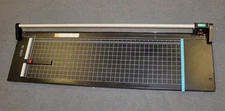 New 36" Hard Steel Manual Rotary Paper Trimmer Cutter,Photo,Poster,Banner,Copper