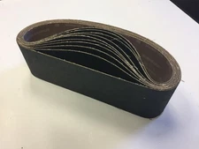 Sancap 3" x 24" 60 Grit Silicon Carbide Cloth Sanding Belts BOX OF 10 USA MADE