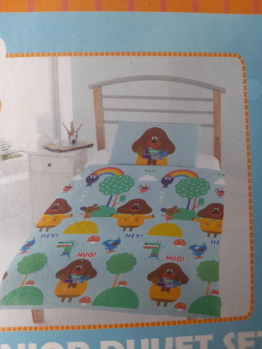 Hey duggee top cot bed bedding