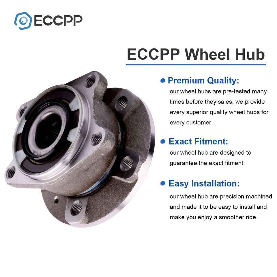 Cojinete de cubo de rueda trasero AWD de 1 pieza para Volvo XC90 2003 2004 2005 2006-2014 con ABS Foto 3 de 4